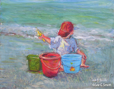 Busy Beach Boy