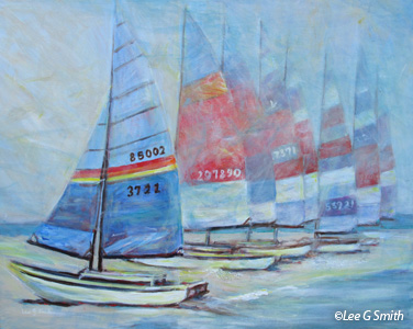 Catboats in Sunshine