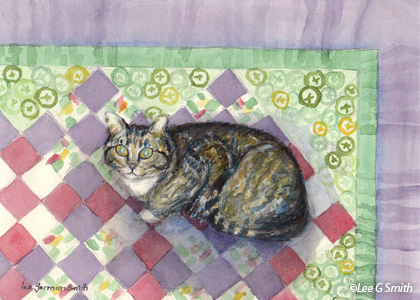Emma on Quilt