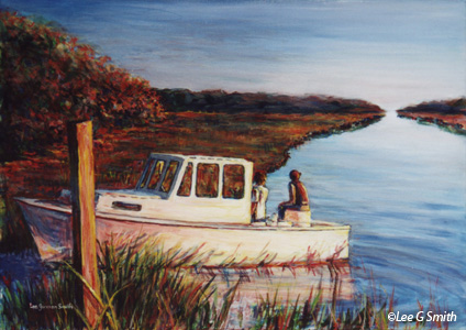 Fishing Boat at Pamet River