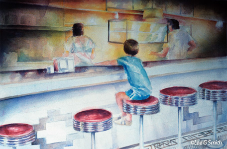 Jeremy on a Stool