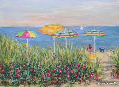 Orange Sherbet Umbrella
