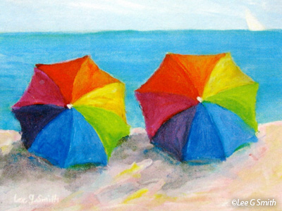Two Umbrellas