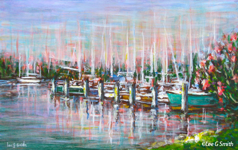 Vero Beach Marina Docked Boats