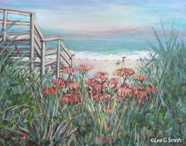 Wave, Stairs and Fairy Bells at Jaycee Beach
