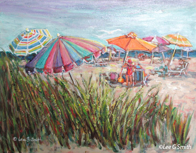 Bank Street Beach Busy Day