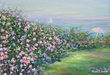 Brewster Bay Roses and Umbrella