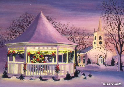 Dennis Gazebo in Winter