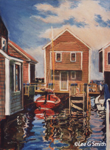 Red Boat at Nantucket