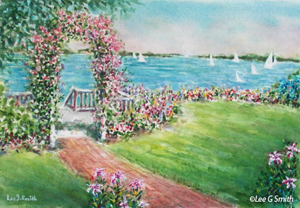 Wequassett Rose Arbor